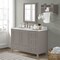 Alaterre Furniture Williamsburg 2pc Wooden Bathroom Vanity Set - 48-in. L Vanity, 30-in. L Rectangular Mirror, Gray AVAN480040B - alternate 4